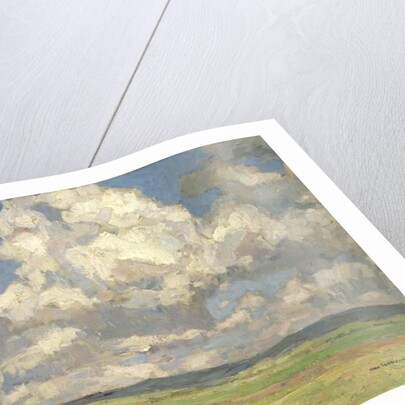 Summer Clouds over Gossfelden by Otto Ubbelohde