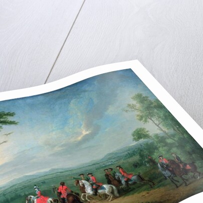 Landgravess Philippine Hunting Heron by Johann Heinrich Tischbein