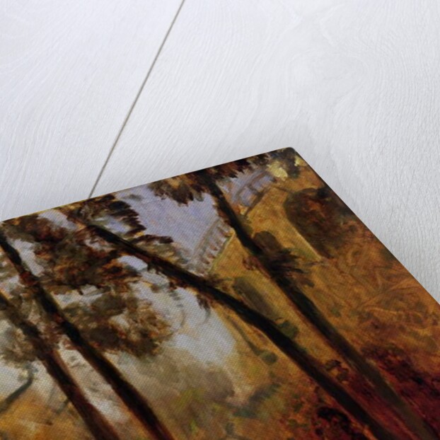 View of the Arcade Wall of the Henschel Gardens from Karlsaue, Kassel by Louis Kolitz