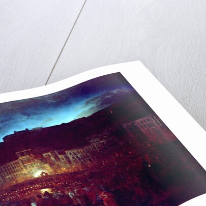 Festival of St. Lucia in Naples, 1874 by Oswald Achenbach