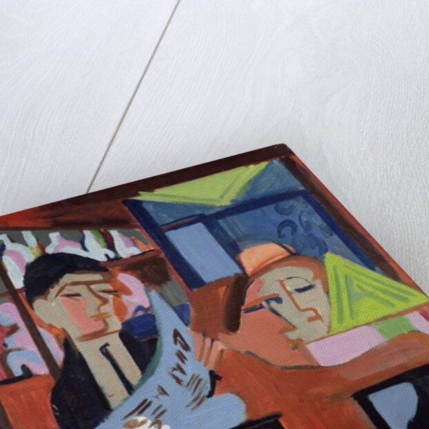 A Cafe in Davos by Ernst Ludwig Kirchner