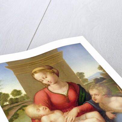 Madonna with Child and a young John the Baptist by Franz & Johannes Riepenhausen