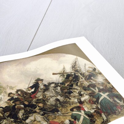 The 'Old Dessauer' in the Battle of Turin, 1883 by Hermann Joseph Wilhelm Knackfuss