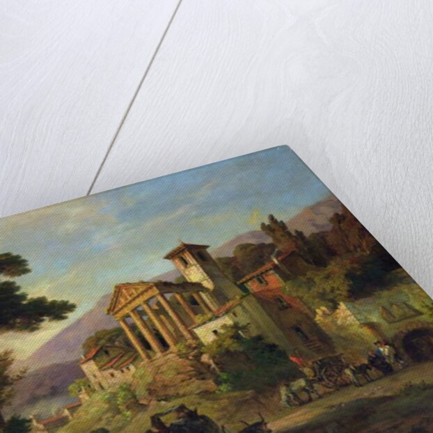 Italian Landscape, 1871 by Friedrich Wilhelm Mueller