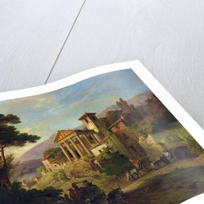 Italian Landscape, 1871 by Friedrich Wilhelm Mueller