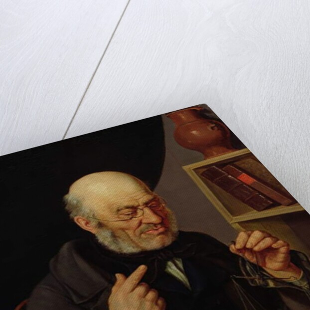 The Barchfeld Money Changer weighing Coins, c.1840-45 by Johann Georg Soemmer