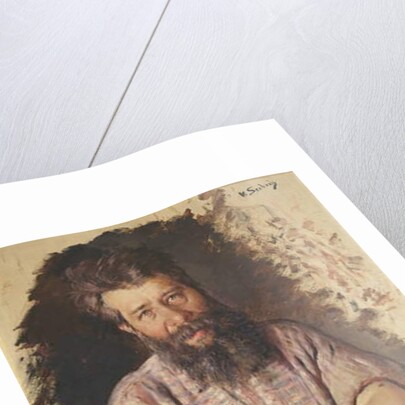 Portrait of a Blacksmith by Lothar von Seebach