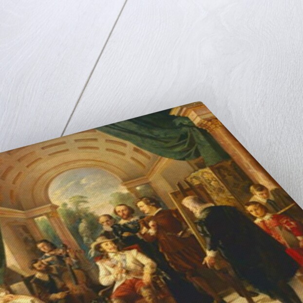 Anthony van Dyck at the Court of Charles I, 1863 by Louis Katzenstein