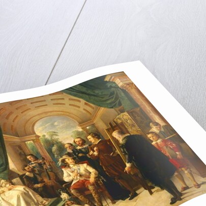 Anthony van Dyck at the Court of Charles I, 1863 by Louis Katzenstein