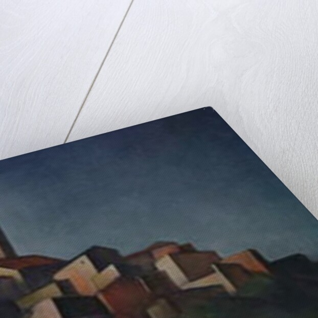 San Gimignano, 1922 by Alexander Kanoldt