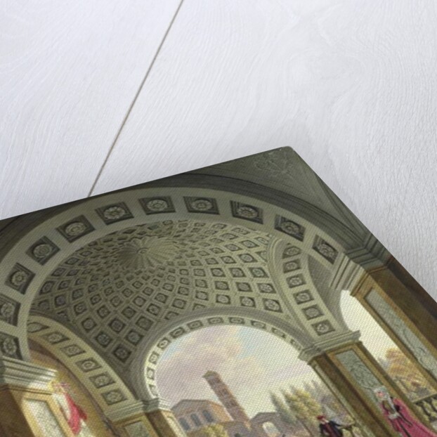 Italian Churchyard, 1845 by Johann Erdmann Hummel