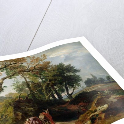 The Rescue of the Injured Man by the Merciful Samaritan c.1856 by Johann Wilhelm Schirmer