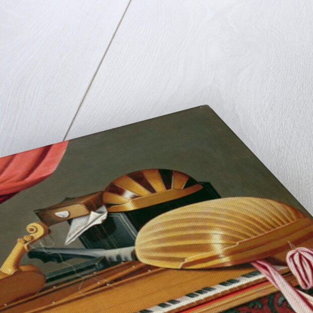 Still Life with Musical Instruments by Evaristo Baschenis