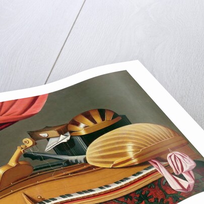 Still Life with Musical Instruments by Evaristo Baschenis