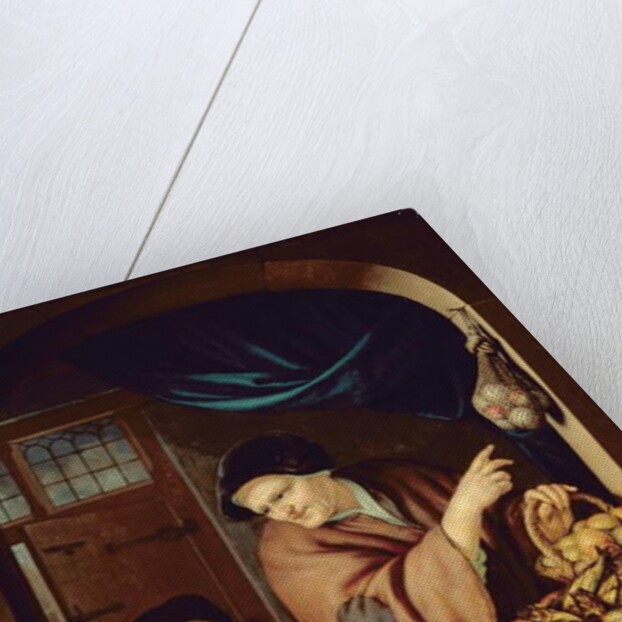 The Chesnut and Kipper Seller, 1722 by Frans van the Younger Mieris