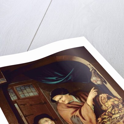 The Chesnut and Kipper Seller, 1722 by Frans van the Younger Mieris