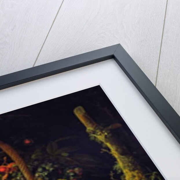 Fruit basket by Abraham Mignon