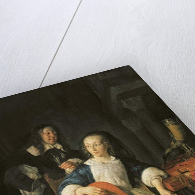 The Cittern Player by Gabriel Metsu