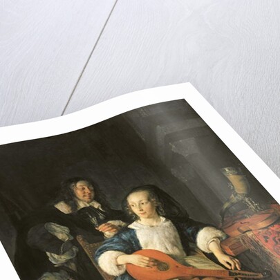 The Cittern Player by Gabriel Metsu