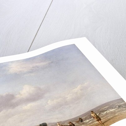 The Beach at Scheveningen, 1658 by Adriaen van de Velde