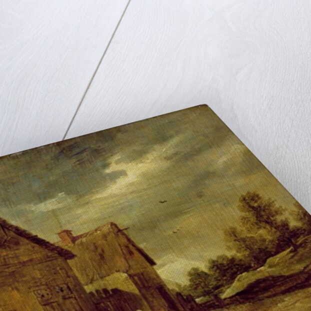 Farmer with Wheelbarrow by David the Younger Teniers