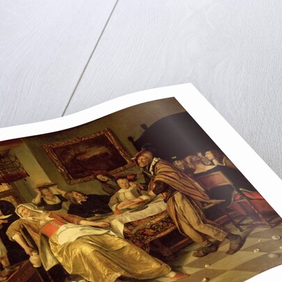 The Bean Feast, 1668 by Jan Havicksz. Steen