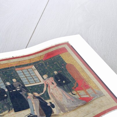 Queen Elizabeth receives Dutch Ambassadors by Dutch School