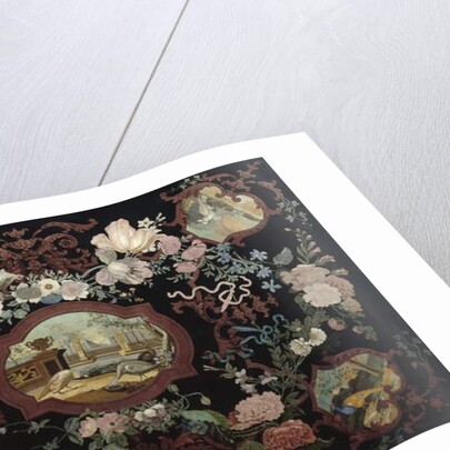 Scagolia table top, 1715 by Hendrik Busch