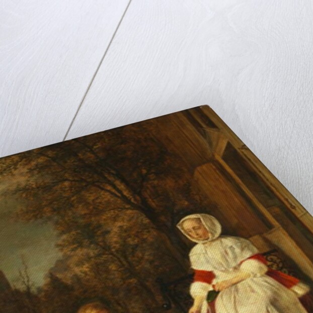 The Alms, c.1660 by Gabriel Metsu