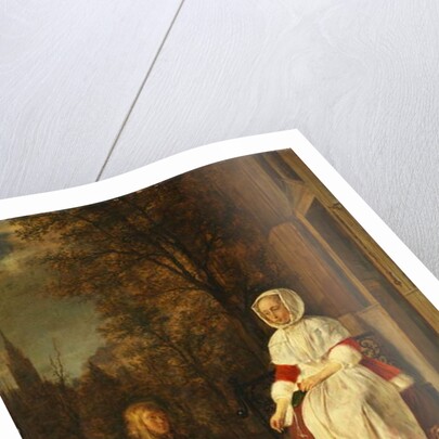 The Alms, c.1660 by Gabriel Metsu