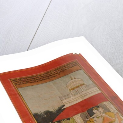 Ragamala miniature painting, Rajasthan probably Bundi, early 19th century by Rajasthani School