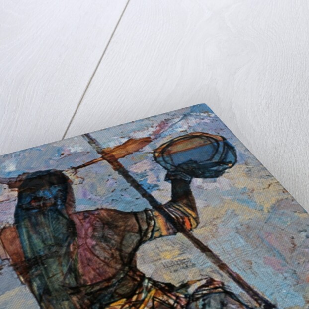 A Fishing Woman by Anna Kostenko