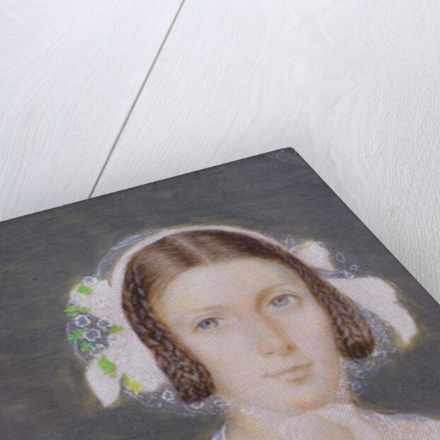 Portrait Miniature of Fanny Brawne, 1833 by English School