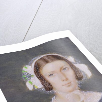 Portrait Miniature of Fanny Brawne, 1833 by English School