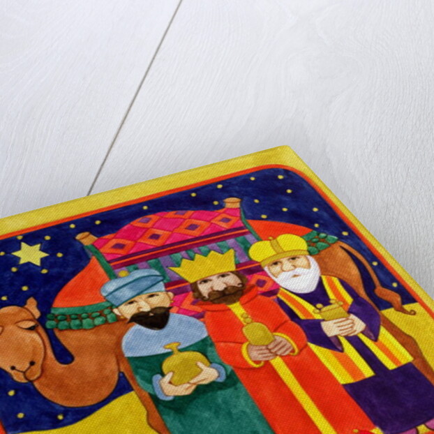 Three Kings and Camel by Linda Benton