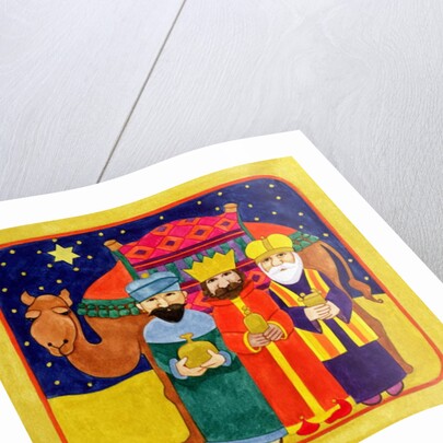 Three Kings and Camel by Linda Benton