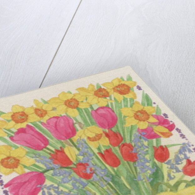 Chicks, Eggs and Flowers, 1995 by Linda Benton