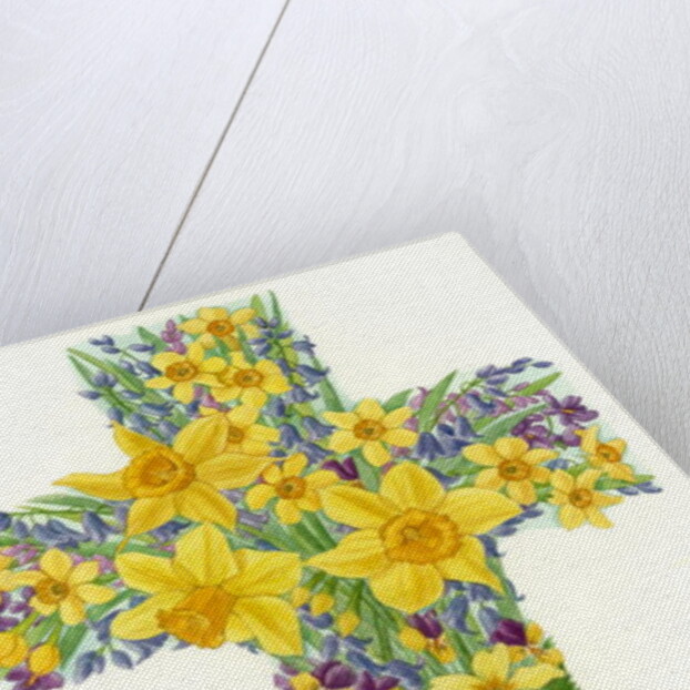 Floral Cross I, 1998 by Linda Benton