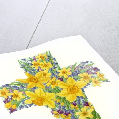 Floral Cross I, 1998 by Linda Benton