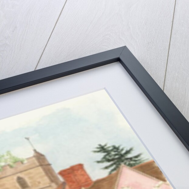 Church and Farm Track, 1998 by Linda Benton