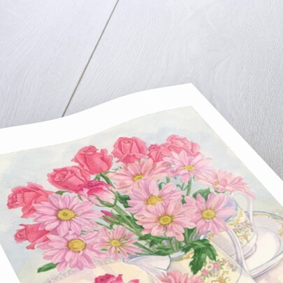 Roses and Chrysanthemums, 1996 by Linda Benton