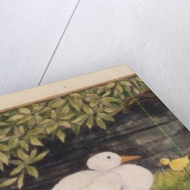 Mother Duck with Ducklings by Linda Benton