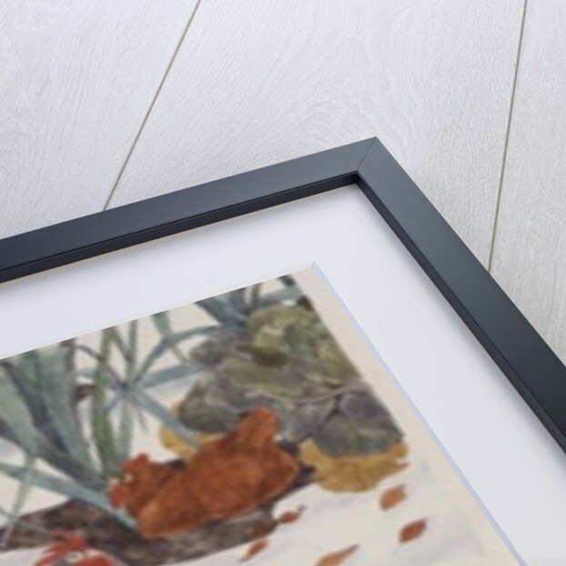 Hens in the Vegetable Patch by Linda Benton