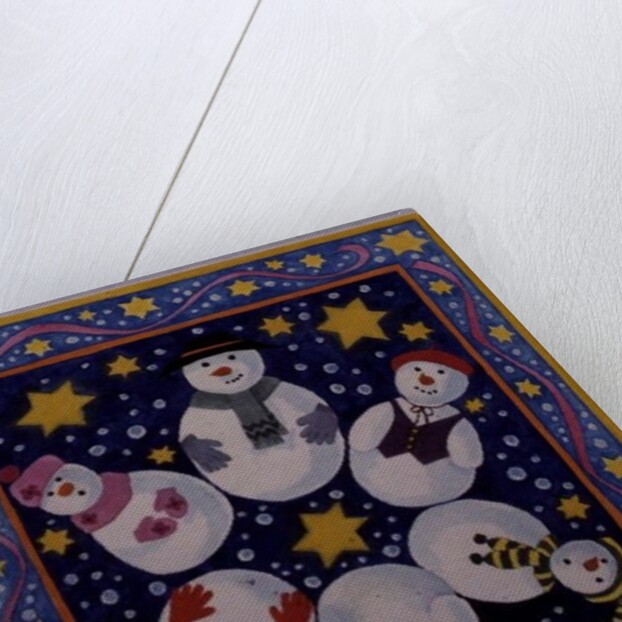 Snowman and Stars by Linda Benton