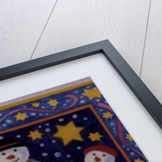 Snowman and Stars by Linda Benton