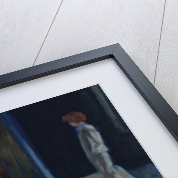 Sarah, 1989 Interior with girl by Lee Campbell