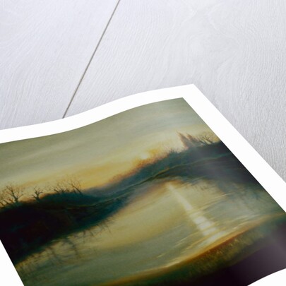 Winter Thames, 2009 Wintery river scene by Lee Campbell