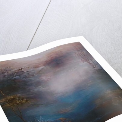 High Tide, 2007 Semi abstract misty water by Lee Campbell