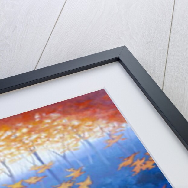 Blue and Gold, 2006 Abstract forest by Lee Campbell