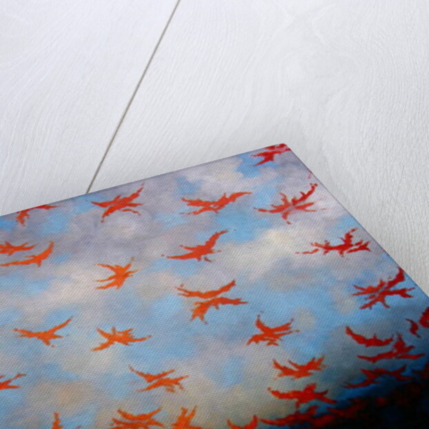 Fragments, 2006 leaves clouds by Lee Campbell